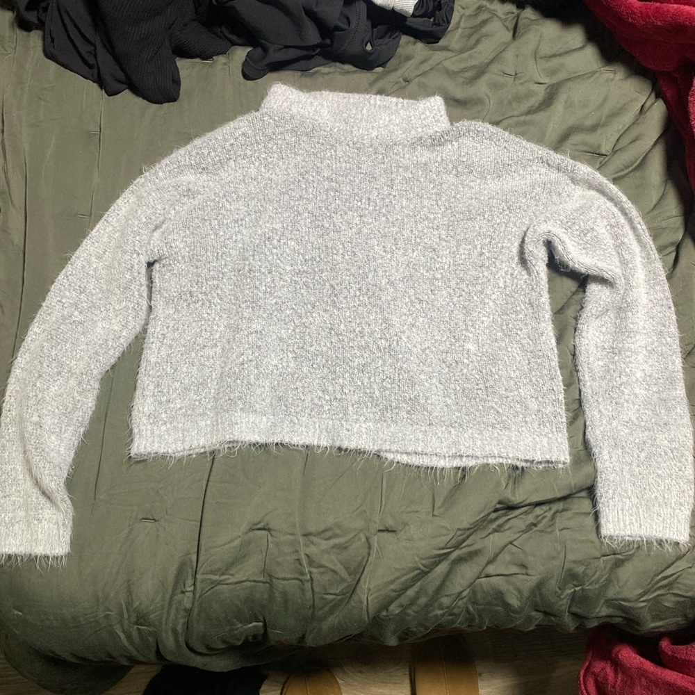 Modern Citizen Light Gray Turtleneck Sweater